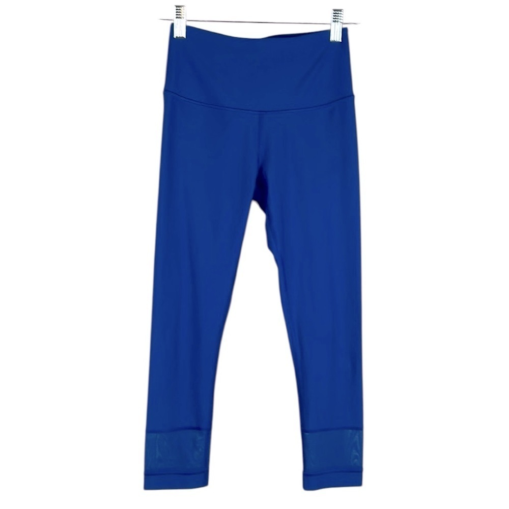 Victoria's Secret Victoria Sport Blue Yoga Athletic Cropped Leggings Size XS
